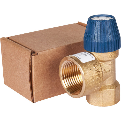 Предохранительный клапан для систем водоснабжения 10 бар 3/4"x1" (477.299) STOUT фото в интернет-магазине САНТЕХСИТИ