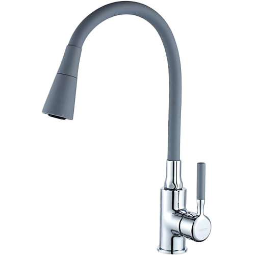 Смеситель для кухни с гибким изливом Ledeme Rainbow L4199-9 фото в интернет-магазине САНТЕХСИТИ