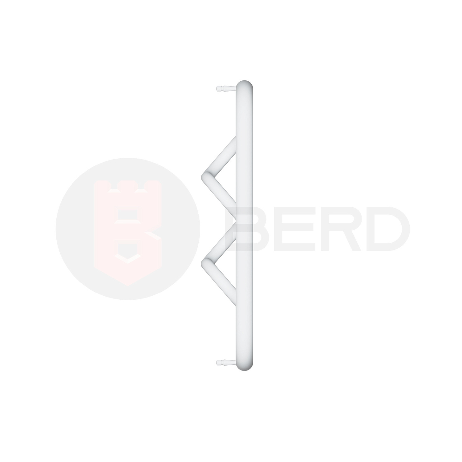 Полотенцесушитель цв. белый мат. D10 50х70 фото в интернет-магазине САНТЕХСИТИ