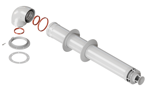 Комплект коаксиальный VIVAT/KTL-01-075 60/100 (Protherm) фото в интернет-магазине САНТЕХСИТИ