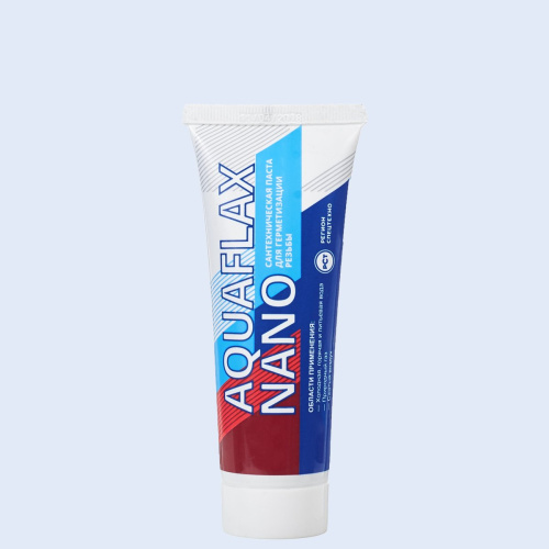 Уплoтнитeльная пaста для льна AQUAFLAX NANO 80г фото в интернет-магазине САНТЕХСИТИ