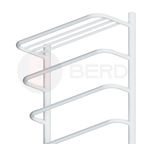 Полотенцесушитель цв. белый мат. F3 60х180 фото в интернет-магазине САНТЕХСИТИ