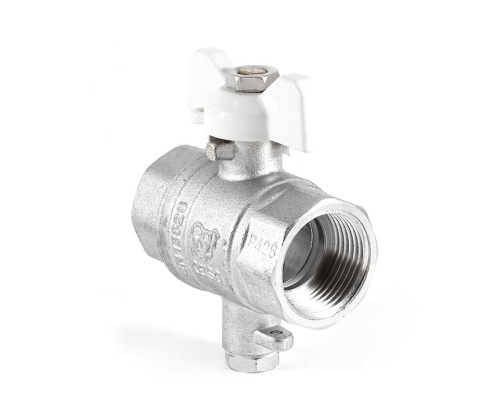 Кран шаровой PROFACTOR для подключения датчика темпер. 3/4" фото в интернет-магазине САНТЕХСИТИ