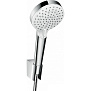 Hansgrohe Crometta Vario Porter Ручной душ, с держателем, цвет: хром/белый фото в интернет-магазине САНТЕХСИТИ