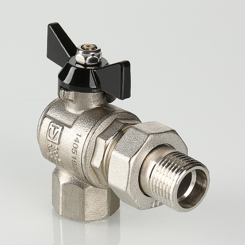 Кран с полусгоном VALTEC PERFECT усиленный угловой 3/4" фото в интернет-магазине САНТЕХСИТИ