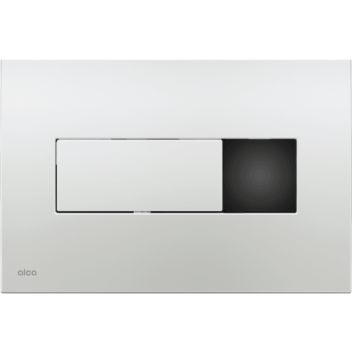 Сенсорная кнопка управления ALCAPLAST для инсталляции, хром-глянец (подключение к аккумулятору) фото в интернет-магазине САНТЕХСИТИ