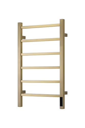 Полотенцесушитель электрический Domamir Mama-K 700/400, матовое золото фото в интернет-магазине САНТЕХСИТИ