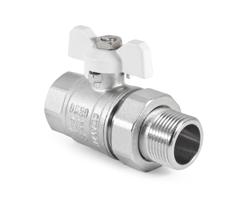 Кран с полусгоном PROFACTOR 3/4" прямой (80/10) фото в интернет-магазине САНТЕХСИТИ