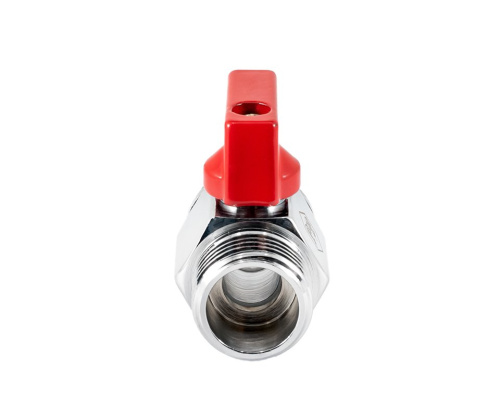 Кран шаровой PROFACTOR CHROME мини для бытовой техники н/н 1/2" фото в интернет-магазине САНТЕХСИТИ