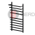 Полотенцесушитель цв. черный мат. F15 60х120 фото в интернет-магазине САНТЕХСИТИ