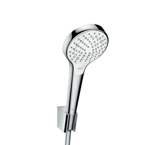 Hansgrohe Croma Select S Var Ручной душ с держателем, цвет: хром фото в интернет-магазине САНТЕХСИТИ