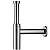 Hansgrohe дизайнерский сифон, 11/4&rsquo;трубка 140мм, розетка 70мм,накладка на вентиль регулировка фото в интернет-магазине САНТЕХСИТИ
