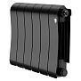 Радиатор биметаллический Royal Thermo Infinity 300 Noir Sable - 6 секц. фото в интернет-магазине САНТЕХСИТИ