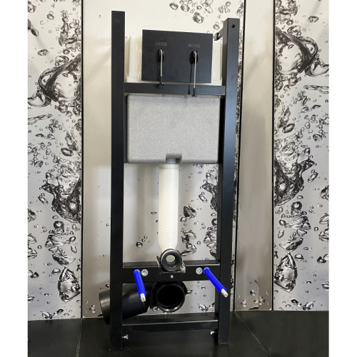 Модуль OLI 886668 Expert Total Black LE для подвесного унитаза, механика ширина 400 мм фото в интернет-магазине САНТЕХСИТИ