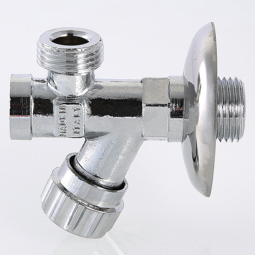 Вентиль угловой VALTEC с фильтром 1/2"хМ10 фото в интернет-магазине САНТЕХСИТИ
