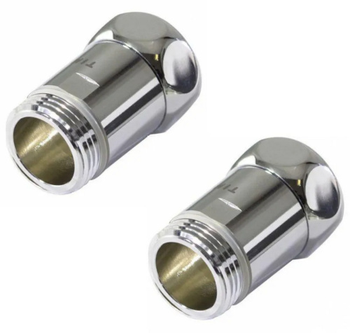 Соединение для полотенцесушителя прямое (пара) 3/4"х3/4" г/ш (пара) VIER фото в интернет-магазине САНТЕХСИТИ