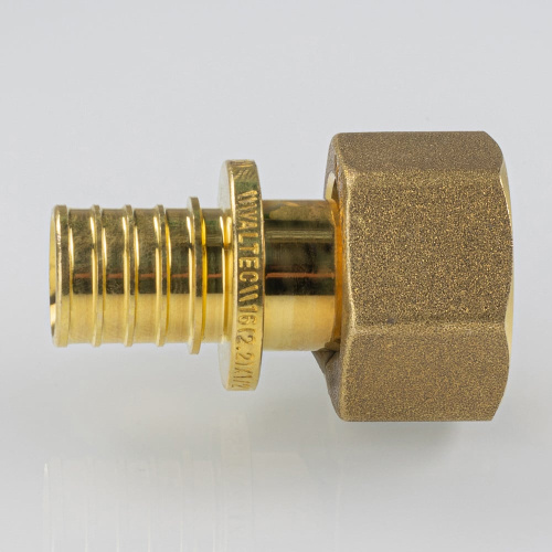 Аксиальный фитинг VALTEC Муфта с накидной гайкой 20х1/2" фото в интернет-магазине САНТЕХСИТИ