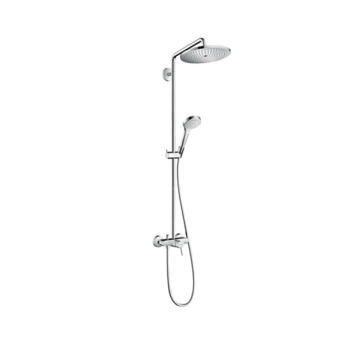 Hansgrohe Croma Select 280 SHP Душевая система, верхний душ 28см, с ручным душем и однорычажным смесителем, цвет: хром фото в интернет-магазине САНТЕХСИТИ