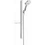 Hansgrohe Raindance Select S 120 Душевой гарнитур 91.5см., с ручным душем, цвет: хром/белый фото в интернет-магазине САНТЕХСИТИ