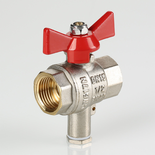 Кран шаровой VALTEC для подключения датчика темпер. 1/2" фото в интернет-магазине САНТЕХСИТИ