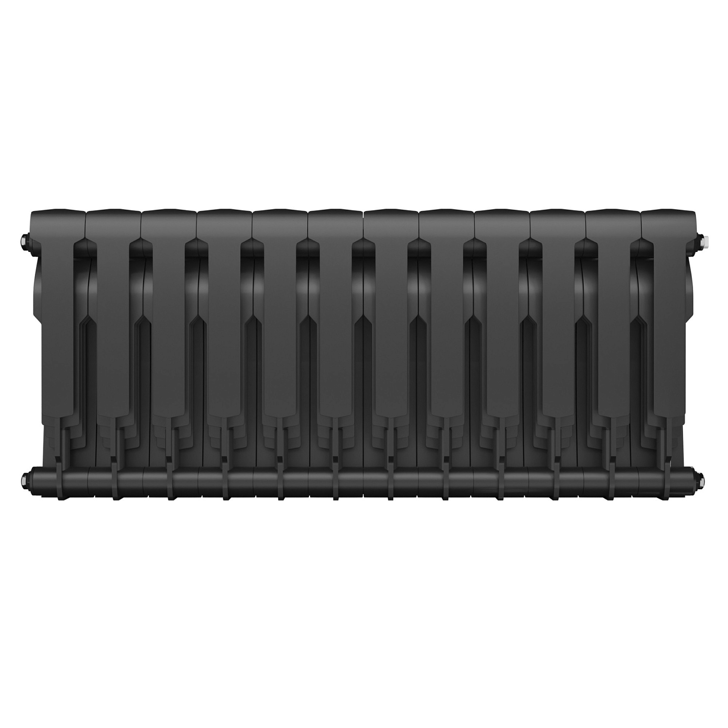 Радиатор биметаллический Royal Thermo BiLiner 350 /Noir Sable - 12 секций фото в интернет-магазине САНТЕХСИТИ