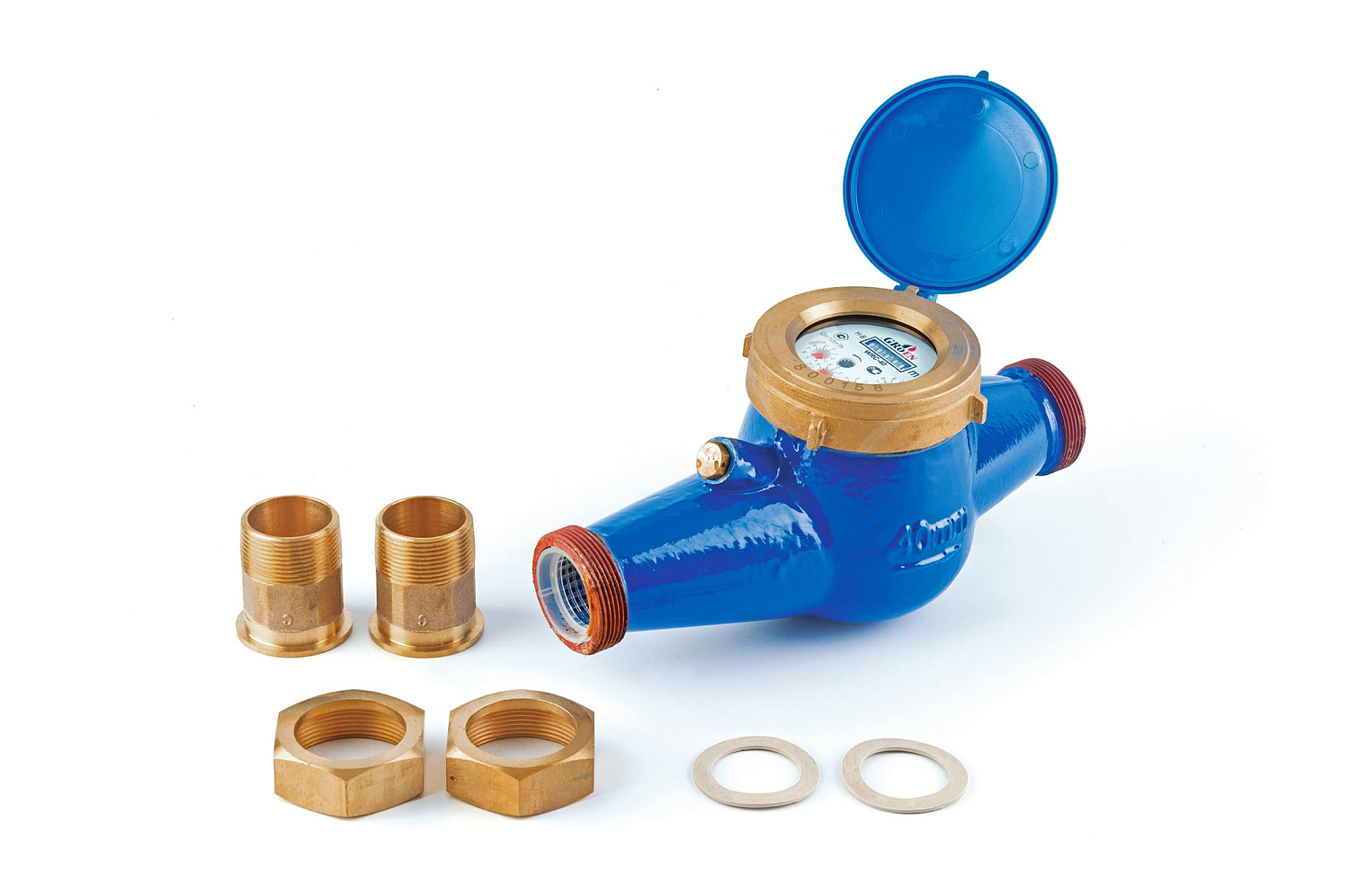 Счетчик GROEN для холодной воды мокроход WRC (iron) 11/2" фото в интернет-магазине САНТЕХСИТИ