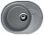 Мойка композит.Ulgran U-403 ОВАЛЬНАЯ 309 темно-серый 580*470*200  с сифоном фото в интернет-магазине САНТЕХСИТИ