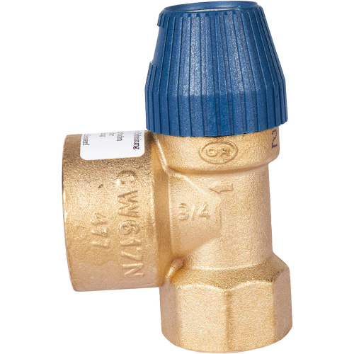 Предохранительный клапан для систем водоснабжения 10 бар 3/4"x1" (477.299) STOUT фото в интернет-магазине САНТЕХСИТИ