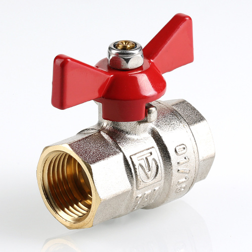 Кран шаровый VALTEC 3/4" вн.-вн. рукоятка бабочка фото в интернет-магазине САНТЕХСИТИ