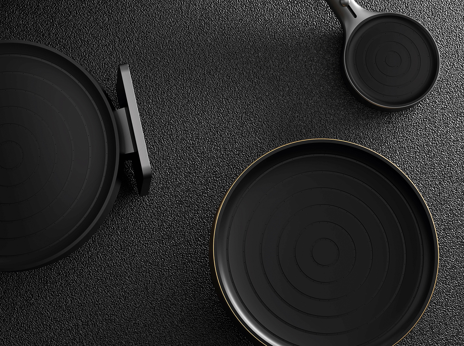 Лейка KAISER SH-308 стационарная, Ø265х28mm, пластик, в кор./Black matt фото в интернет-магазине САНТЕХСИТИ