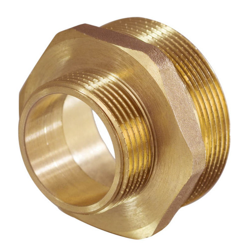 Резьбовой фитинг TIM Ниппель переходной (латун.) нар/нар 1"х11/2" фото в интернет-магазине САНТЕХСИТИ