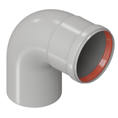 Отвод VIVAT D80х90° (30) фото в интернет-магазине САНТЕХСИТИ