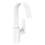 Hansgrohe Vivenis Смеситель для раковины 210, на 1 отв., с поворотным изливом, цвет: белый матовый фото в интернет-магазине САНТЕХСИТИ