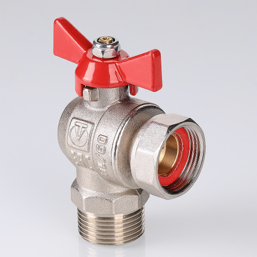 Кран шаровой угловой с накидной гайкой VALTEC (КОРОТКИЙ) 1/2" вн-нар (15/60) фото в интернет-магазине САНТЕХСИТИ