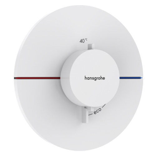 Hansgrohe ShowerSelect Comfort S Смеситель для душа, встраиваемый, термостатический, цвет: белый матовый фото в интернет-магазине САНТЕХСИТИ