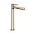 Смеситель для раковины OLE однорычажный высокий без донного клапана, золотой атласный фото в интернет-магазине САНТЕХСИТИ
