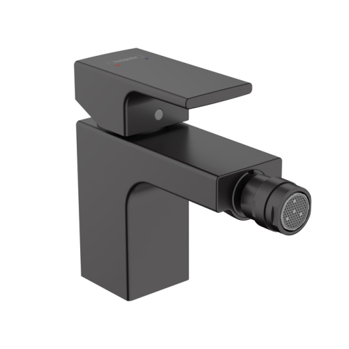 Hansgrohe Vernis Shap Blen Смеситель для биде, однорычажный, с донным клапаном, цвет: матовый черный фото в интернет-магазине САНТЕХСИТИ