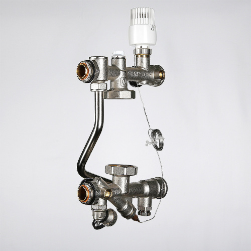 Насосно-смесительный узел БЕЗ НАСОСА VALTEC TECHNOMIX (130) фото в интернет-магазине САНТЕХСИТИ