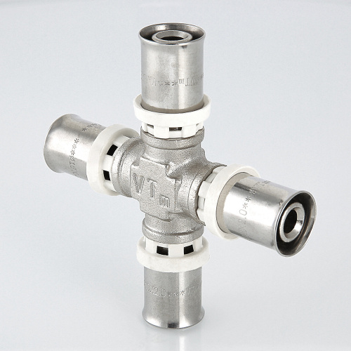 Пресс фитинг VALTEC Крестовина 20х16х20х16 фото в интернет-магазине САНТЕХСИТИ