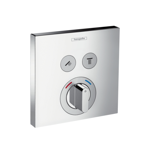 Hansgrohe ShowerSelect, Смеситель для душа, встраиваемый, внешняя часть, Цвет: хром фото в интернет-магазине САНТЕХСИТИ
