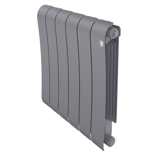 Радиатор биметаллический Royal Thermo Infinity 500 Silver Satin - 6 секц. фото в интернет-магазине САНТЕХСИТИ