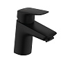 Hansgrohe Logis Смеситель для раковины 70, однорычажный, без сливного набора, цвет: матовый черный фото в интернет-магазине САНТЕХСИТИ