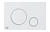 Кнопка управления ALCAPLAST для инсталляции, белый-мат/xром-глянец фото в интернет-магазине САНТЕХСИТИ