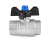 Кран шаровый PROFACTOR STRONG 1/2" вн.-вн бабочка фото в интернет-магазине САНТЕХСИТИ
