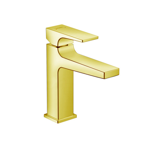 Hansgrohe Metropol Смеситель для раковины 110, на 1 отв, с донным клапаном, излив 135мм, цвет: золото фото в интернет-магазине САНТЕХСИТИ