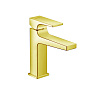 Hansgrohe Metropol Смеситель для раковины 110, на 1 отв, с донным клапаном, излив 135мм, цвет: золото фото в интернет-магазине САНТЕХСИТИ