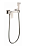 Смеситель с гигиеническим душем Grocenberg GB101N Никель фото в интернет-магазине САНТЕХСИТИ