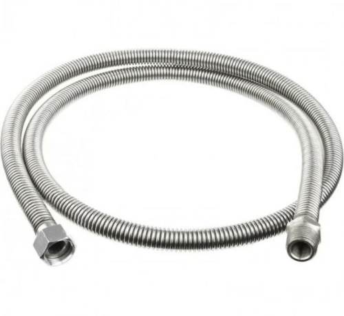 Подводка для газа сильфонная 3/4" 80см г/ш фото в интернет-магазине САНТЕХСИТИ