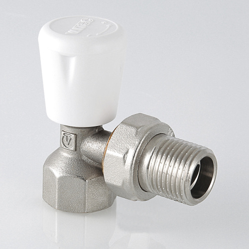 Радиаторный кран VALTEC 1/2" угловой фото в интернет-магазине САНТЕХСИТИ
