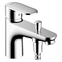 Hansgrohe Vernis Blend Смеситель для ванны, на 1 отв., с ручным душем, цвет: хром фото в интернет-магазине САНТЕХСИТИ